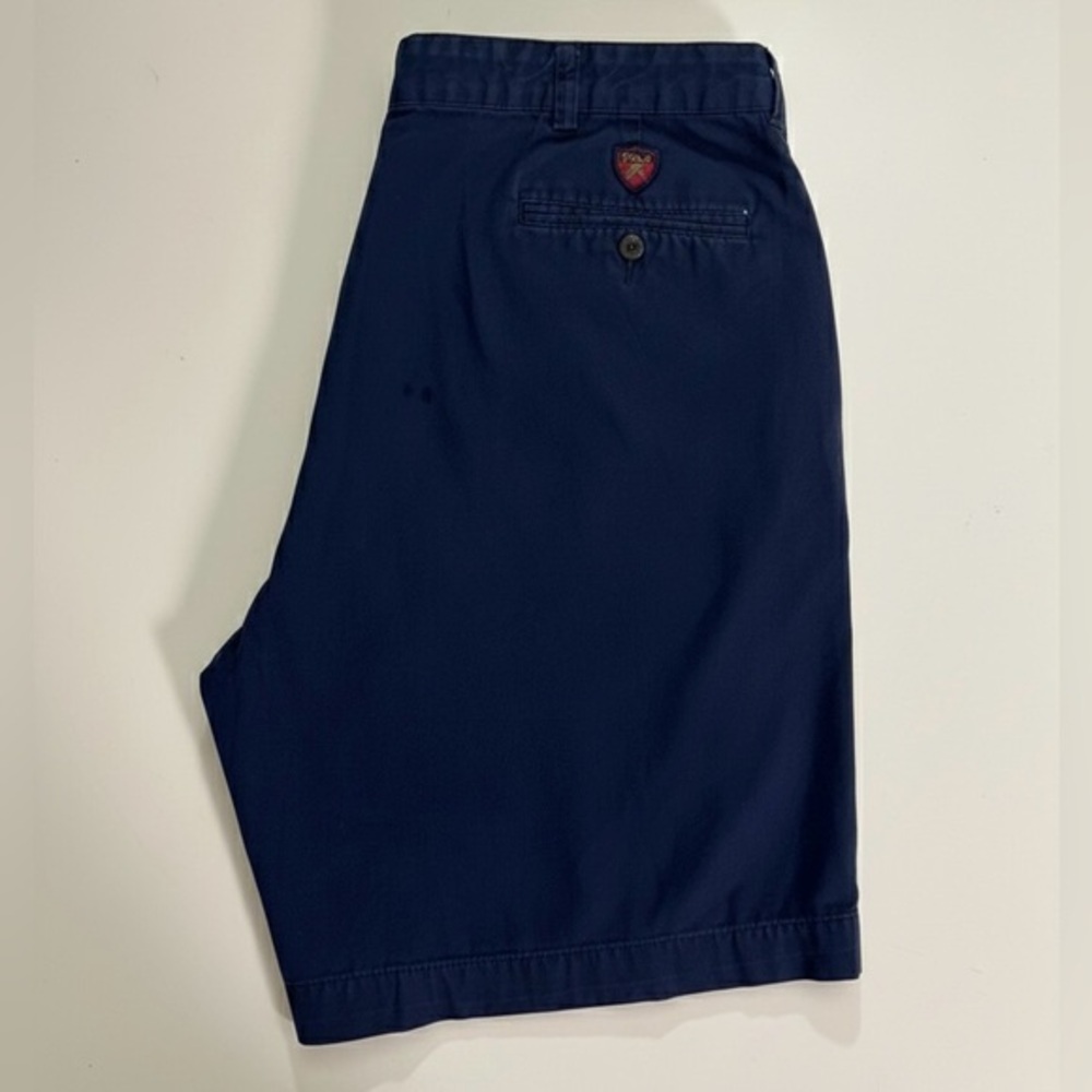 Polo Golf Chino Navy Khaki Mens Shorts